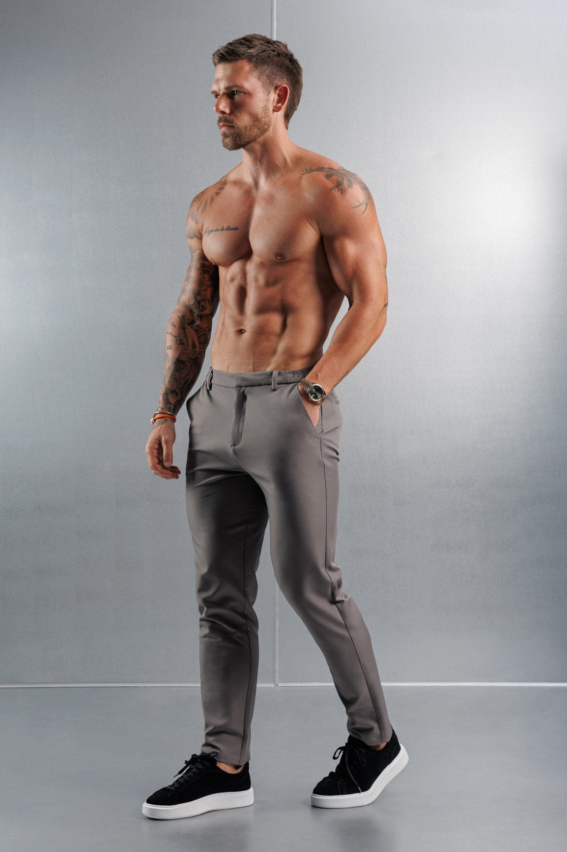 Legend London Trousers HYBRID TROUSER - DARK GREY