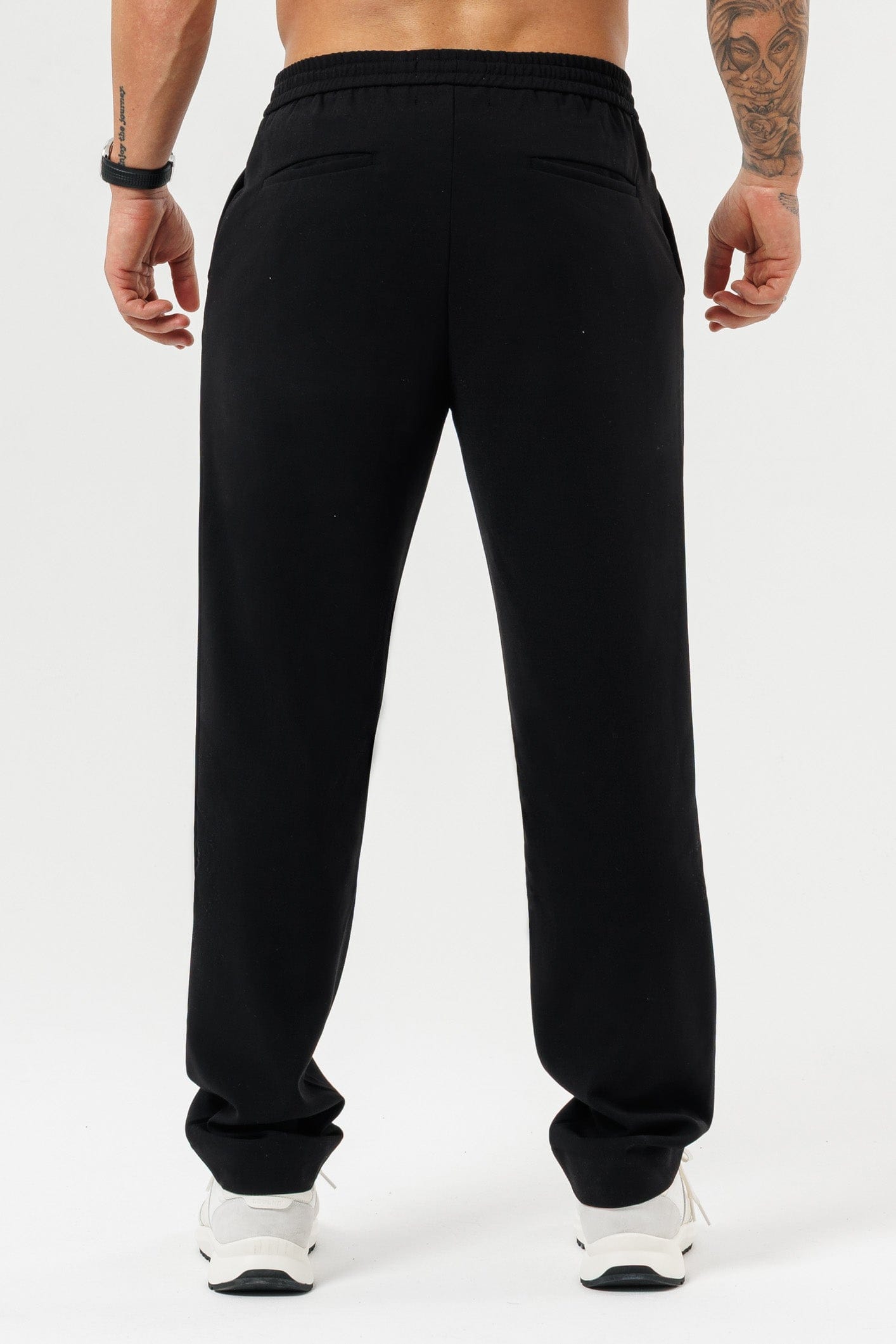 Legend London TROUSERS - RELAXED RELAXED TROUSER - BLACK
