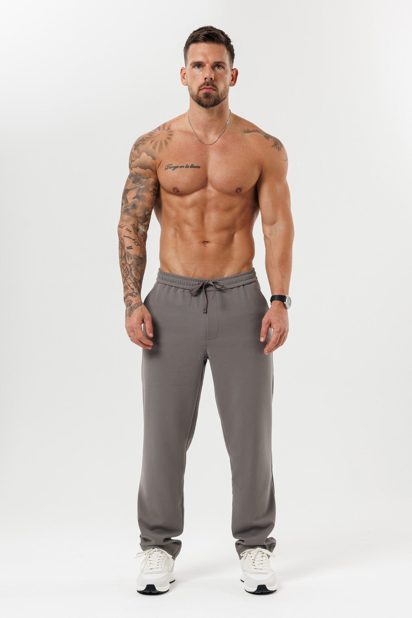 Legend London TROUSERS - RELAXED RELAXED TROUSER - DARK GREY
