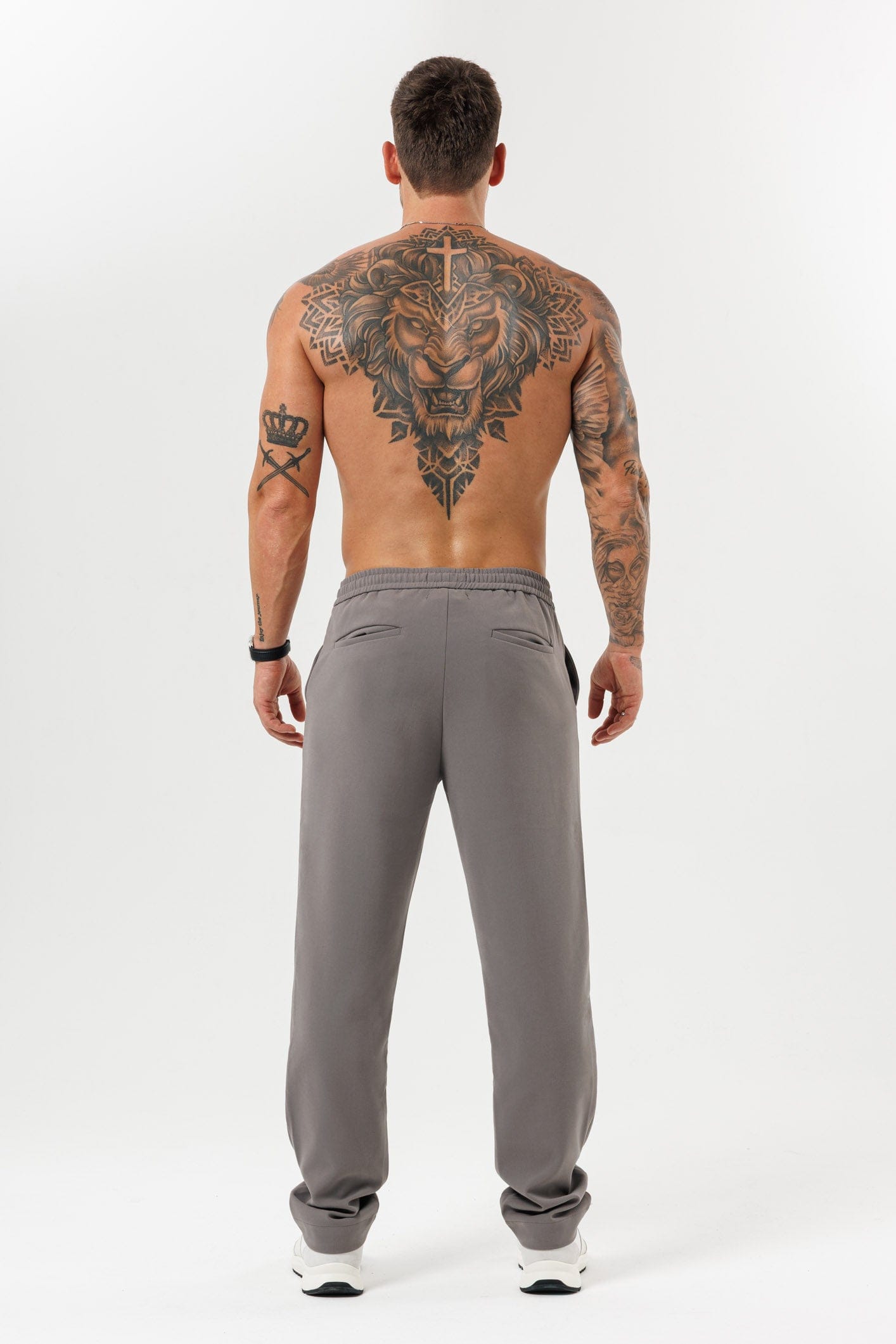 Legend London TROUSERS - RELAXED RELAXED TROUSER - DARK GREY