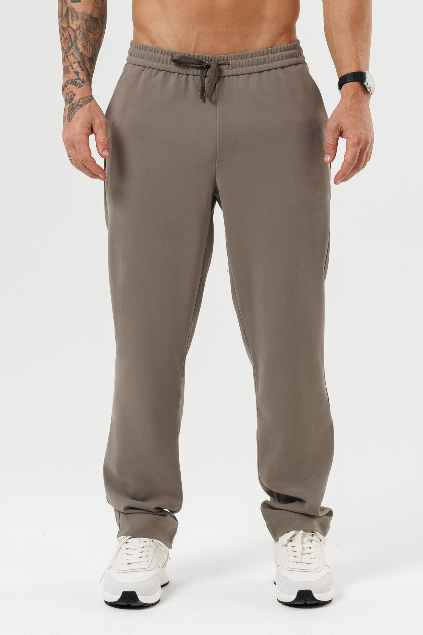Legend London TROUSERS - RELAXED RELAXED TROUSER - TAUPE