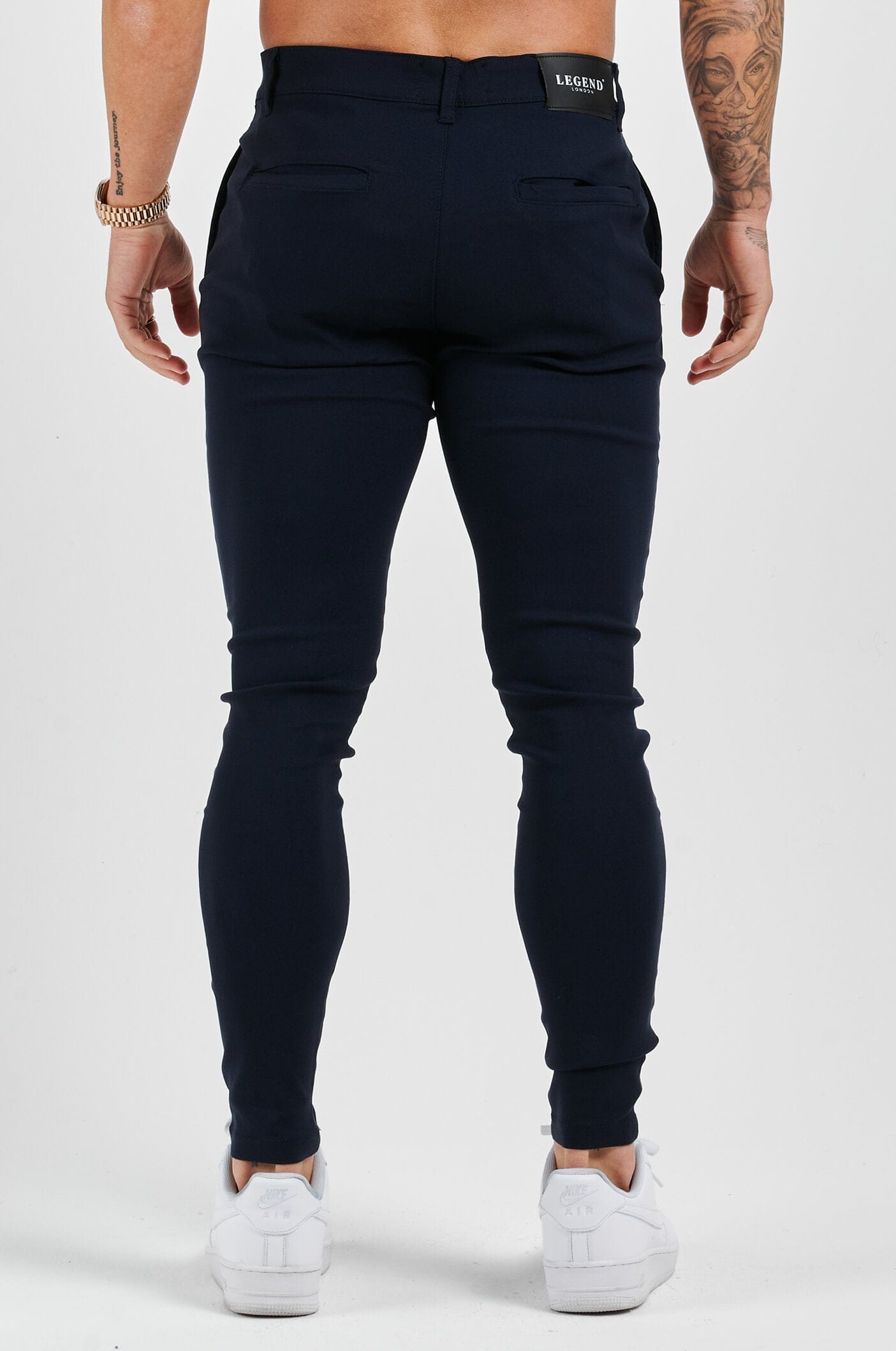 Legend London Trousers STRETCH COMFORT TROUSER - NAVY