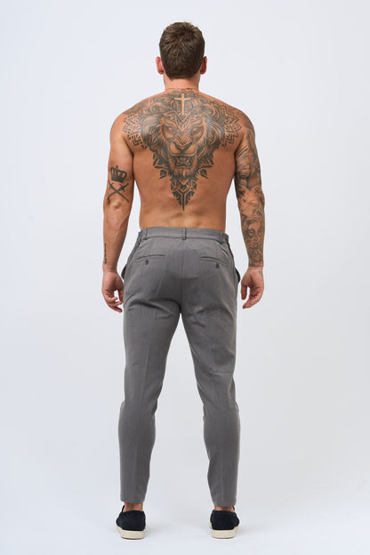 Legend London Trousers STRETCH WOVEN TROUSER - GREY