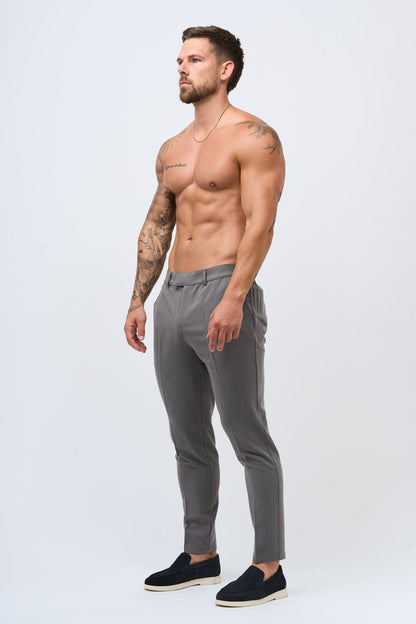Legend London Trousers STRETCH WOVEN TROUSER - GREY