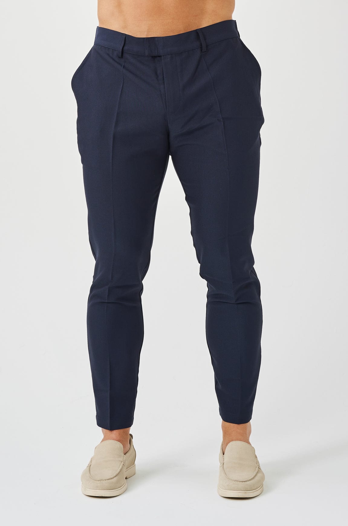 Legend London Trousers STRETCH WOVEN TROUSER - NAVY