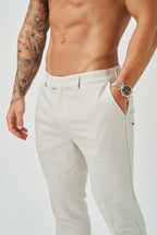 Legend London Trousers STRETCH WOVEN TROUSER - SAND