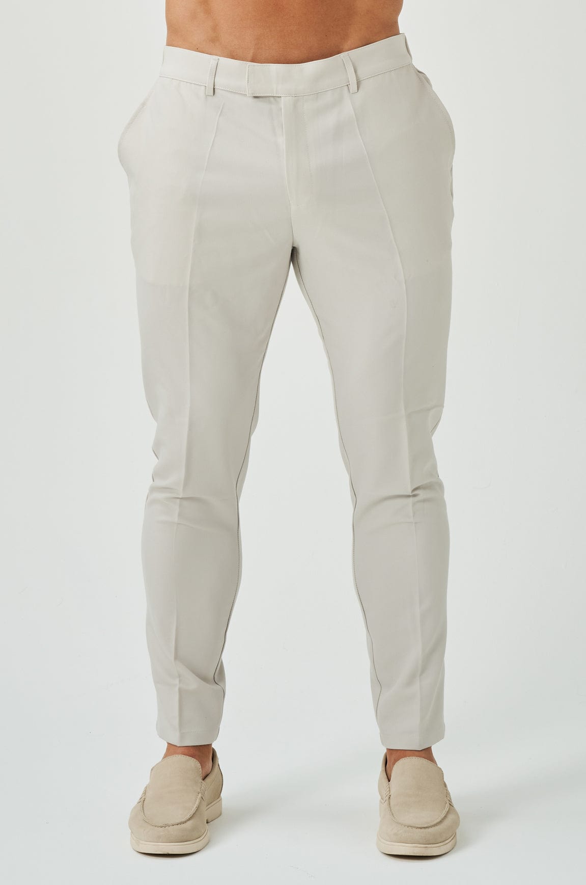 Legend London Trousers STRETCH WOVEN TROUSER - SAND