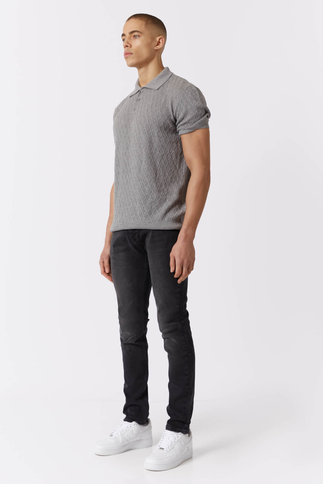 Legend London DIAMOND POLO - GREY