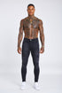 Legend London Grey Jeans - Ripped & Repaired