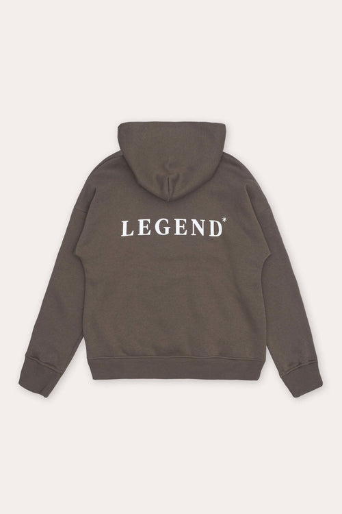 Legend London Hoodie LOGO HOODIE - BROWN