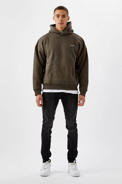 Legend London Hoodie LOGO HOODIE - BROWN