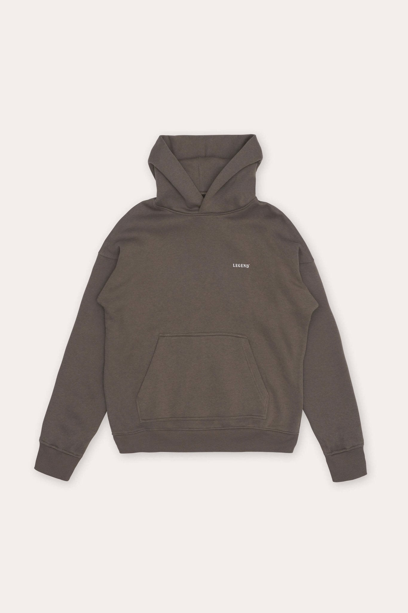 Legend London Hoodie LOGO HOODIE - BROWN