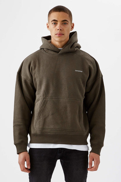 Legend London Hoodie LOGO HOODIE - BROWN