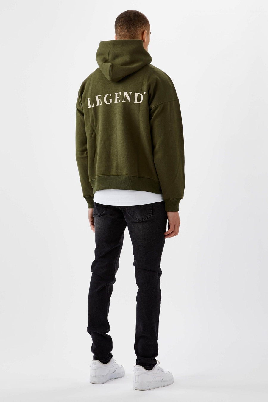 Legend London Hoodie LOGO HOODIE - OLIVE