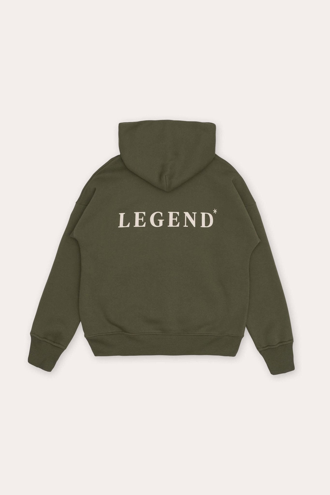 LOGO-HOODIE – OLIVE – Legend London