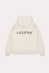 Legend London Hoodies LOGO HOODIE - CREAM