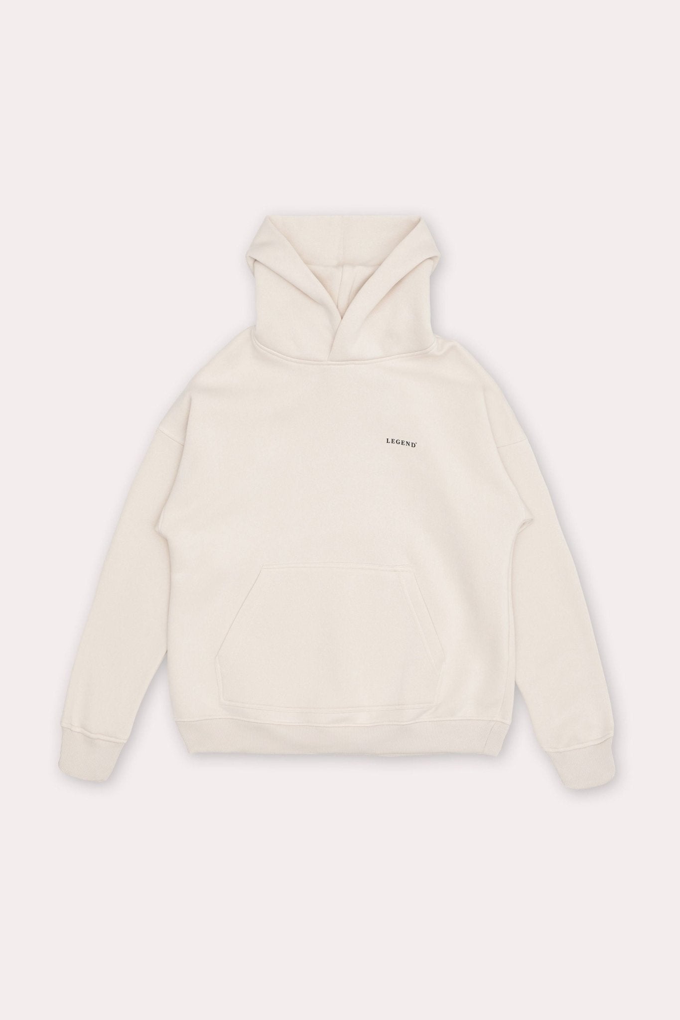 Legend London Hoodies LOGO HOODIE - CREAM