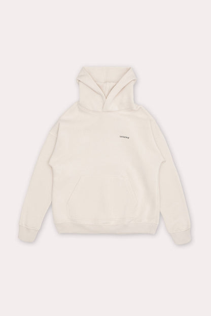 Legend London Hoodies LOGO HOODIE - CREAM