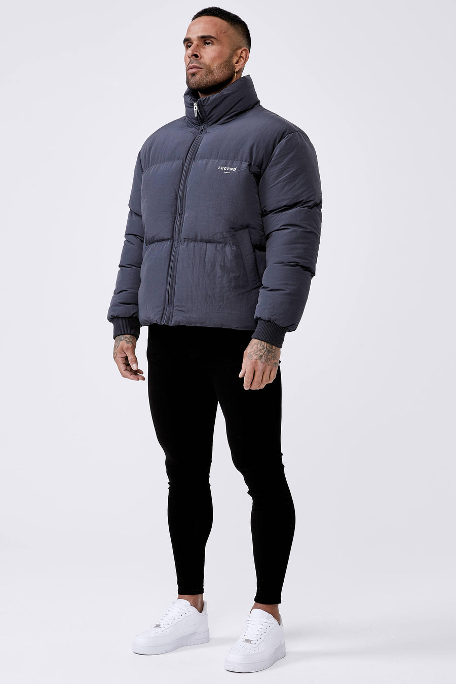 Legend London Jackets Puffer Jacket - Grey