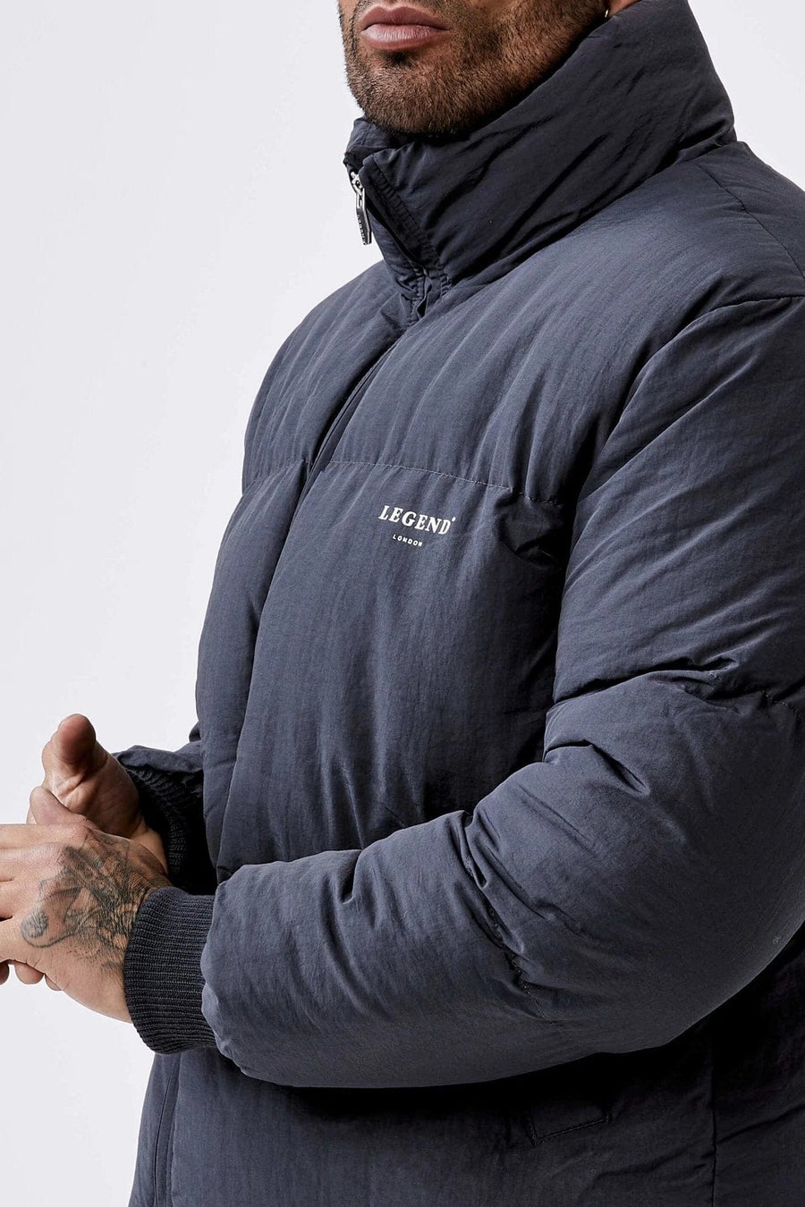Legend London Jackets PUFFER JACKET - GREY