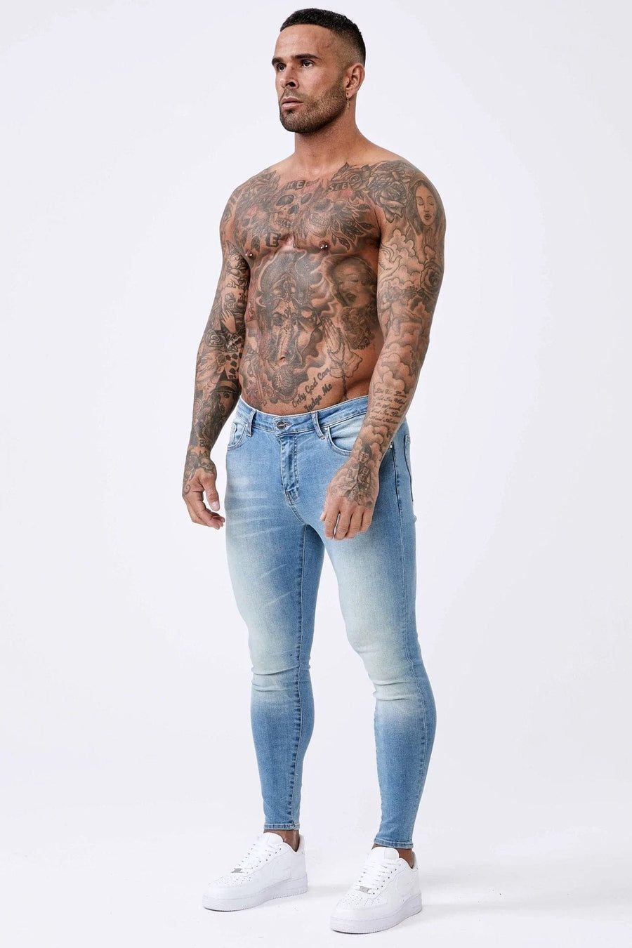 Legend London Jeans Aqua Blue - Spray-On Jeans