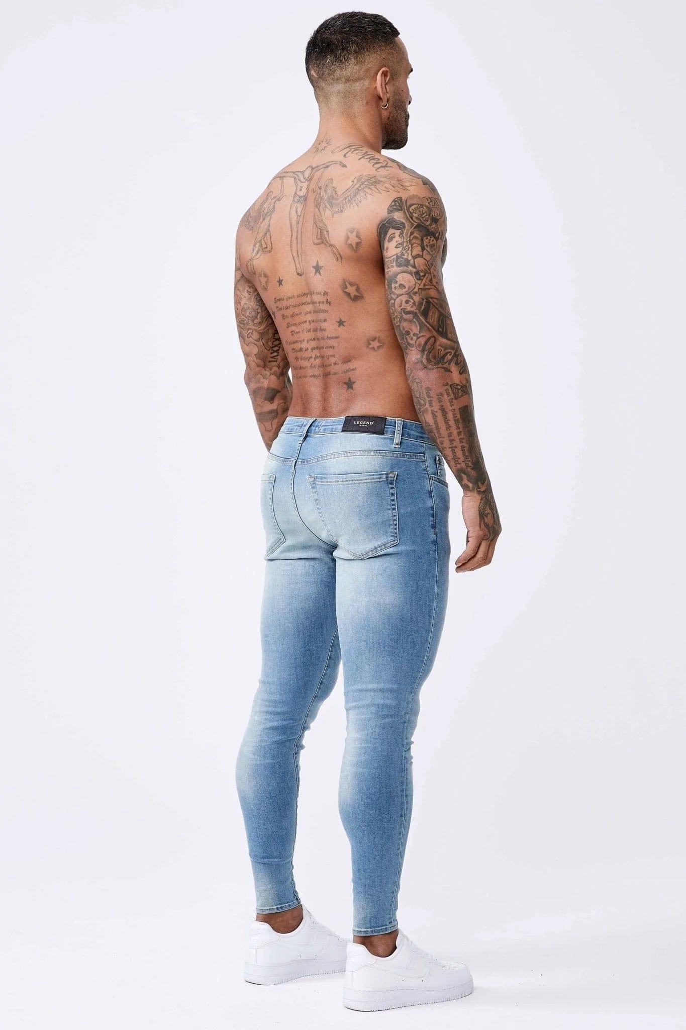 Legend London Jeans Aqua Blue - Spray-On Jeans