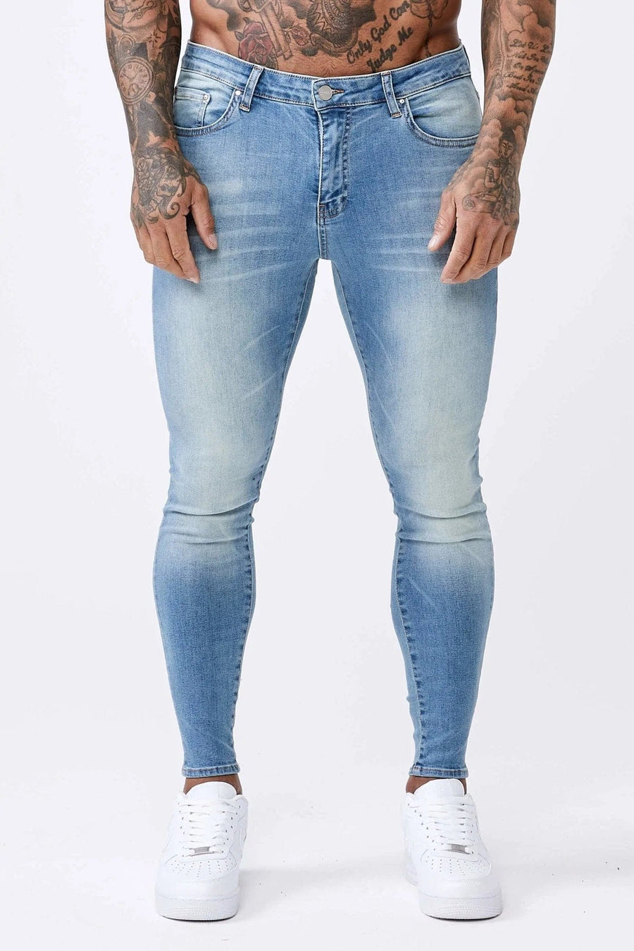 Legend London Jeans Aqua Blue - Spray-On Jeans