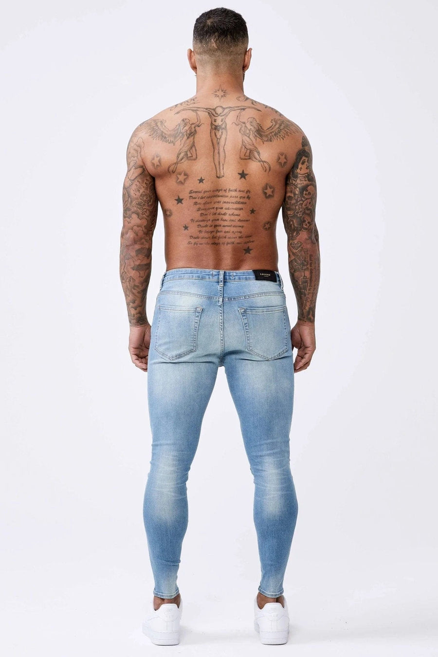 Legend London Jeans Aqua Blue - Spray-On Jeans