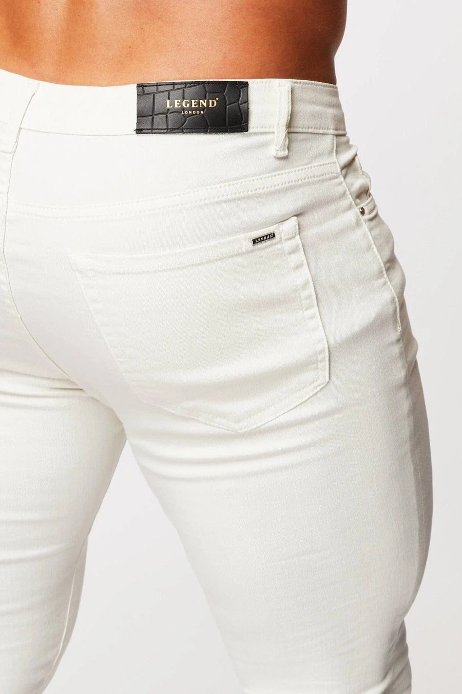 Legend London Jeans COLOURED DENIM - ECRU