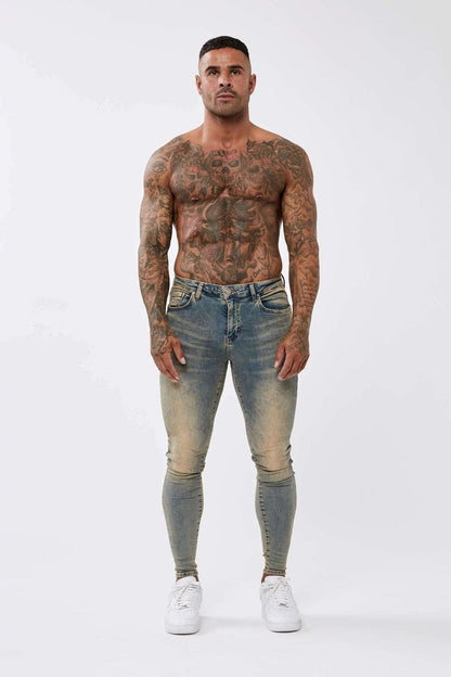 Legend London Jeans HEAVY STONE WASH - SPRAY ON JEANS