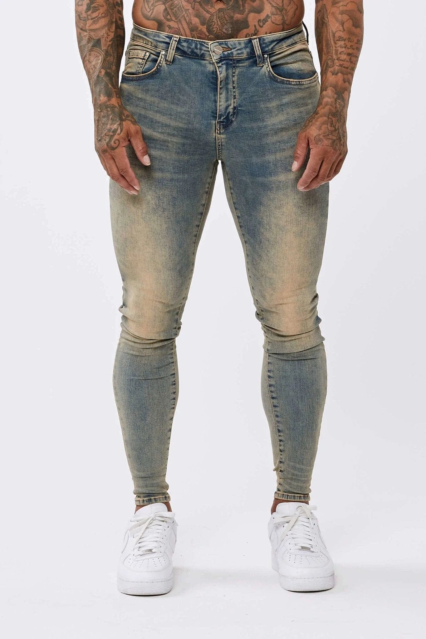 Legend London Jeans HEAVY STONE WASH - SPRAY ON JEANS