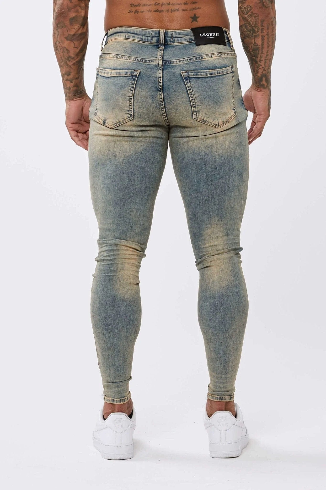 Legend London Jeans HEAVY STONE WASH - SPRAY ON JEANS
