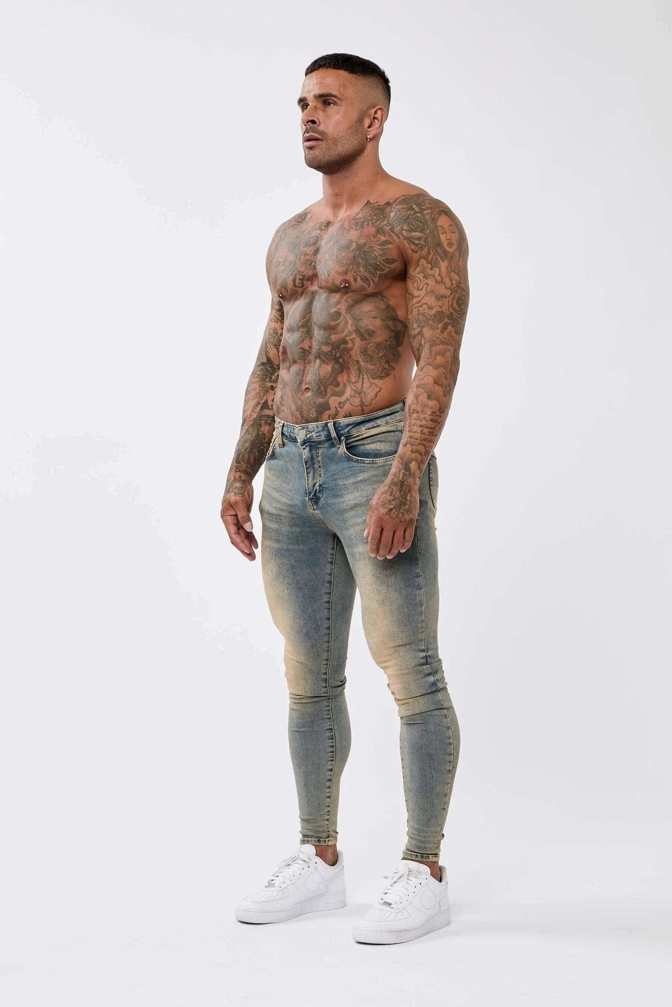 Legend London Jeans HEAVY STONE WASH - SPRAY ON JEANS