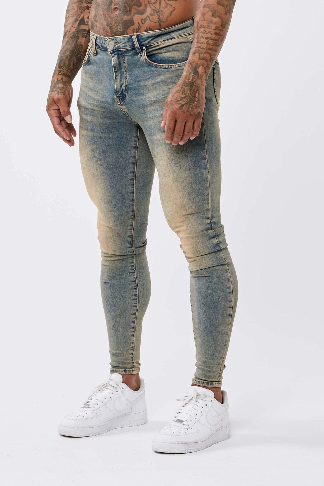 Legend London Jeans HEAVY STONE WASH - SPRAY ON JEANS