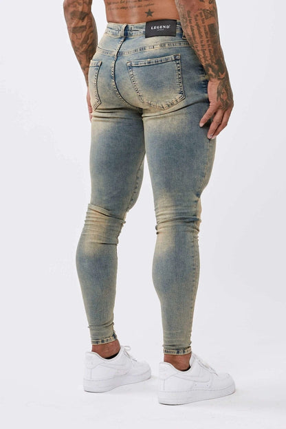 Legend London Jeans HEAVY STONE WASH - SPRAY ON JEANS