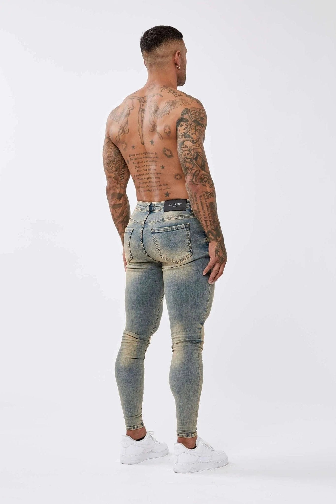 Legend London Jeans HEAVY STONE WASH - SPRAY ON JEANS