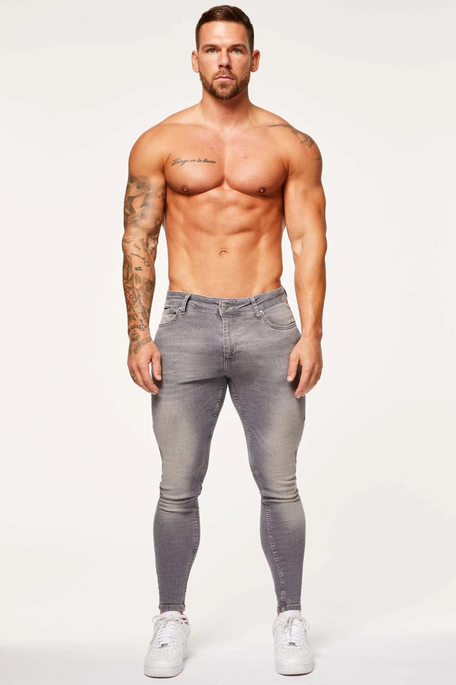 Legend London Jeans PEBBLE GREY - SPRAY ON JEANS