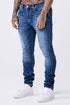 Legend London Jeans PREMIUM SKINNY FIT JEANS - DARK BLUE WASH