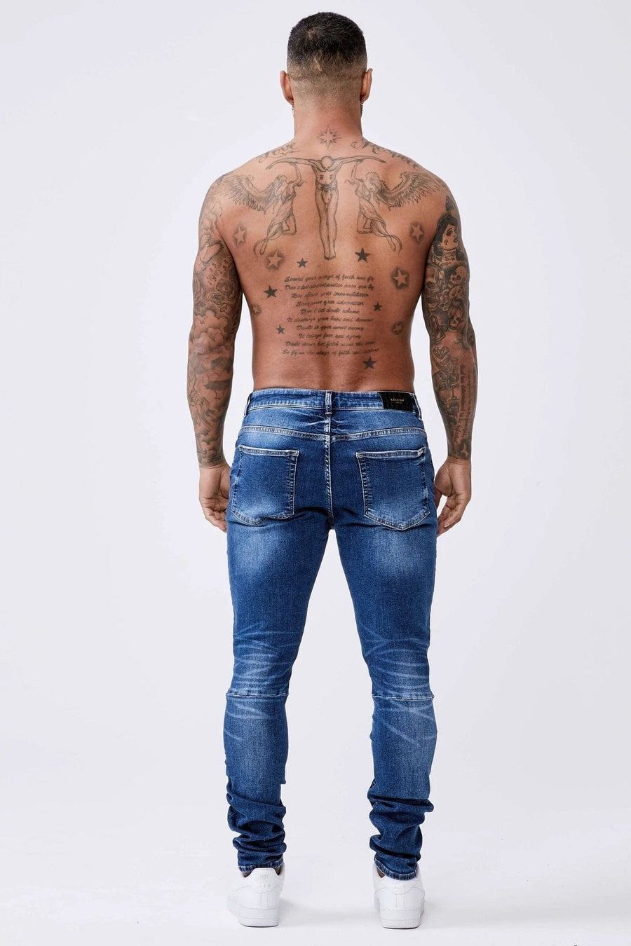 Legend London Jeans PREMIUM SKINNY FIT JEANS - DARK BLUE WASH