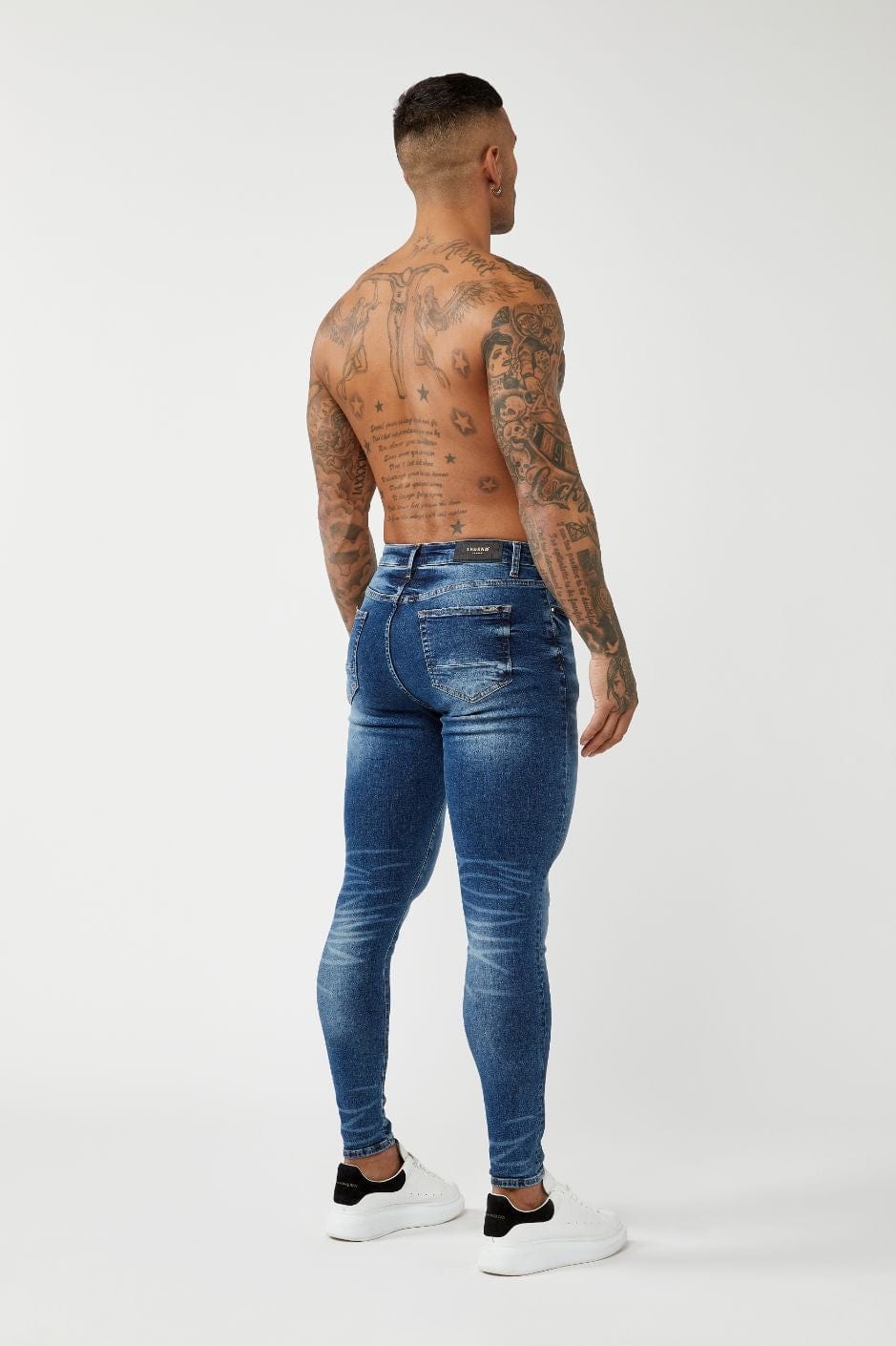 Legend London Jeans PREMIUM SPRAY-ON FIT JEANS - DARK BLUE