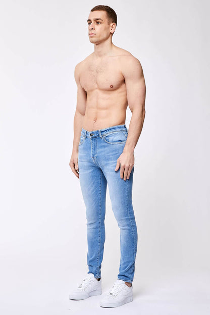 Legend London Jeans SKINNY FIT JEANS - ESSENTIAL BLUE DENIM