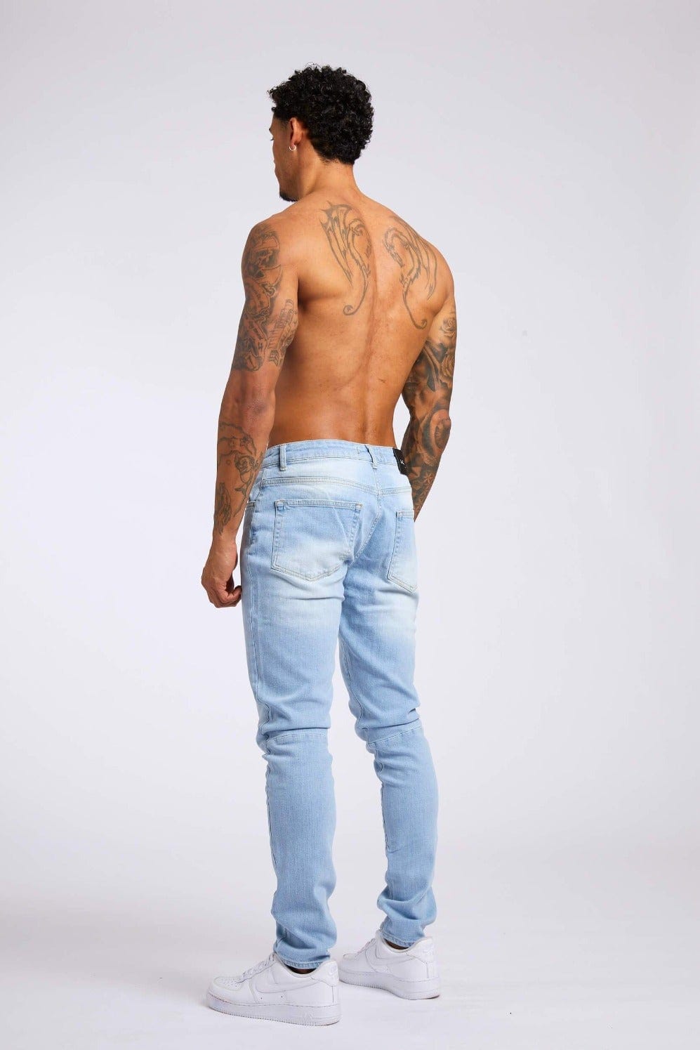 Legend London Jeans SKINNY FIT JEANS - LIGHT BLUE WASH