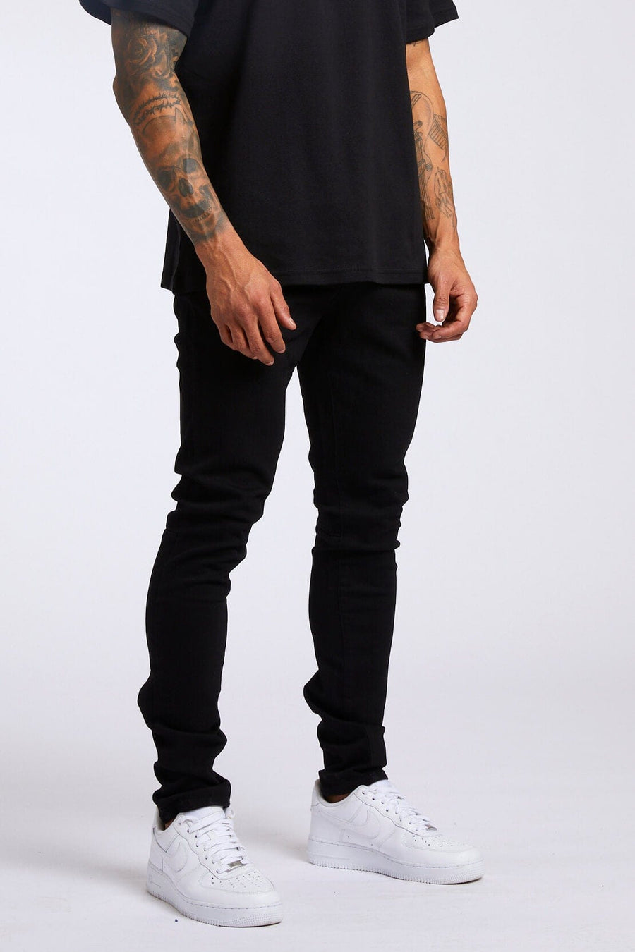 Legend London Jeans SLIM FIT JEANS - BLACK