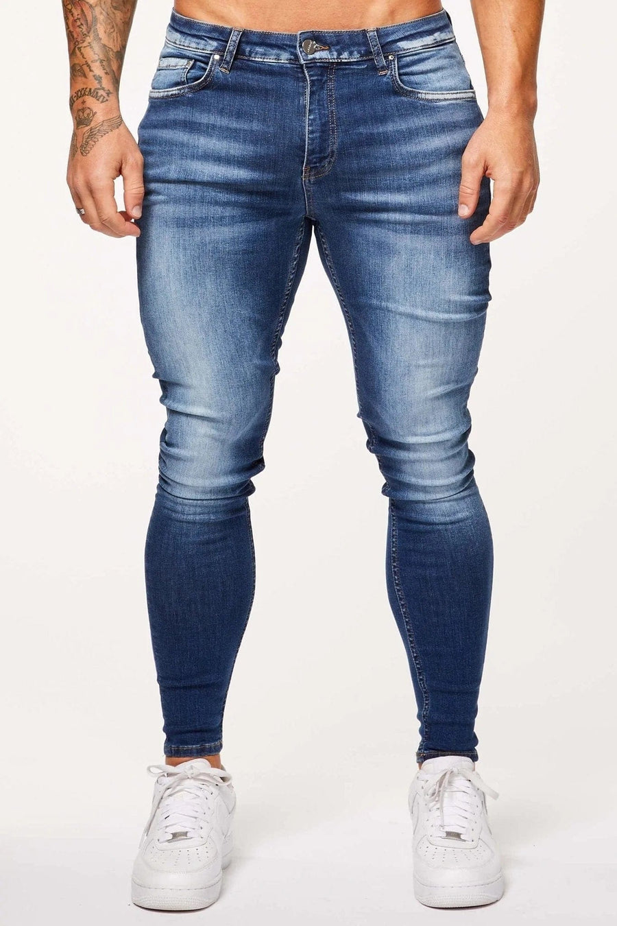 Legend London Jeans SPRAY ON JEANS - BLUE HIGHLIGHT WASH