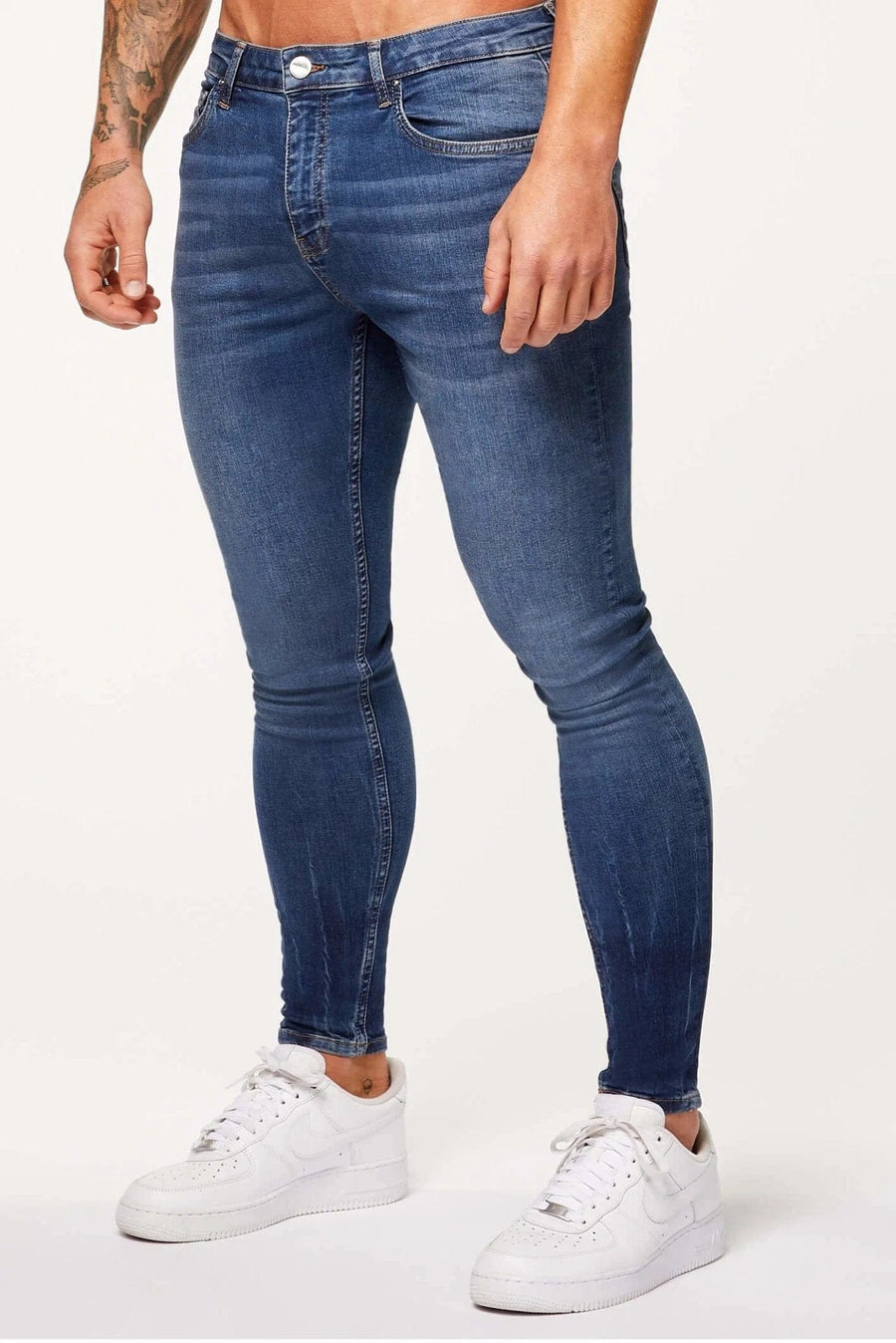 Legend London Jeans SPRAY ON JEANS - STREAKING BLUE