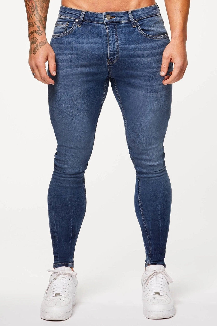 Legend London Jeans SPRAY ON JEANS - STREAKING BLUE