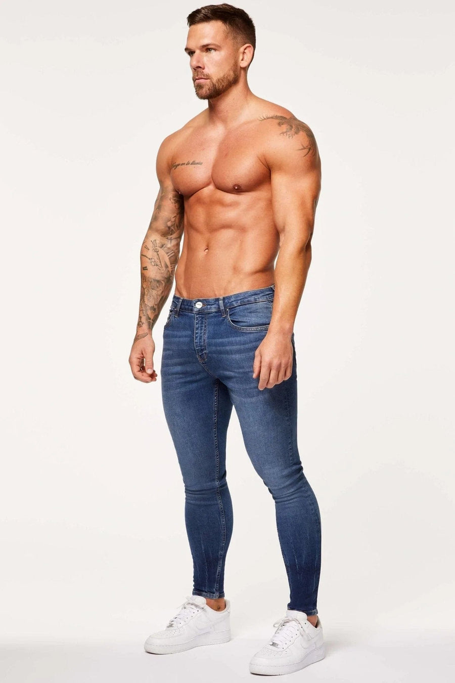 Legend London Jeans SPRAY ON JEANS - STREAKING BLUE