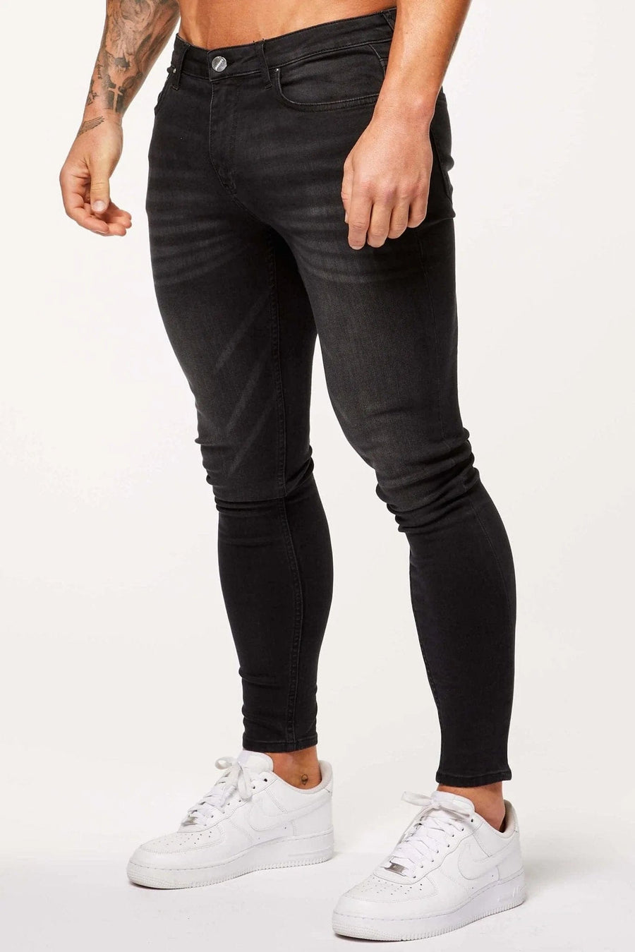 Legend London Jeans SPRAY ON JEANS - WASHED BLACK