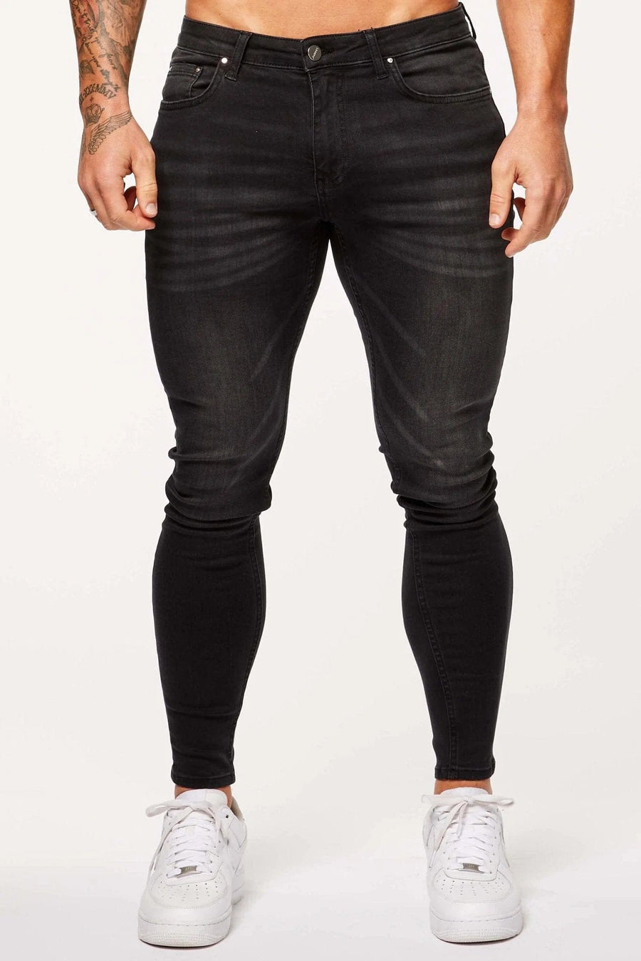 Legend London Jeans SPRAY ON JEANS - WASHED BLACK