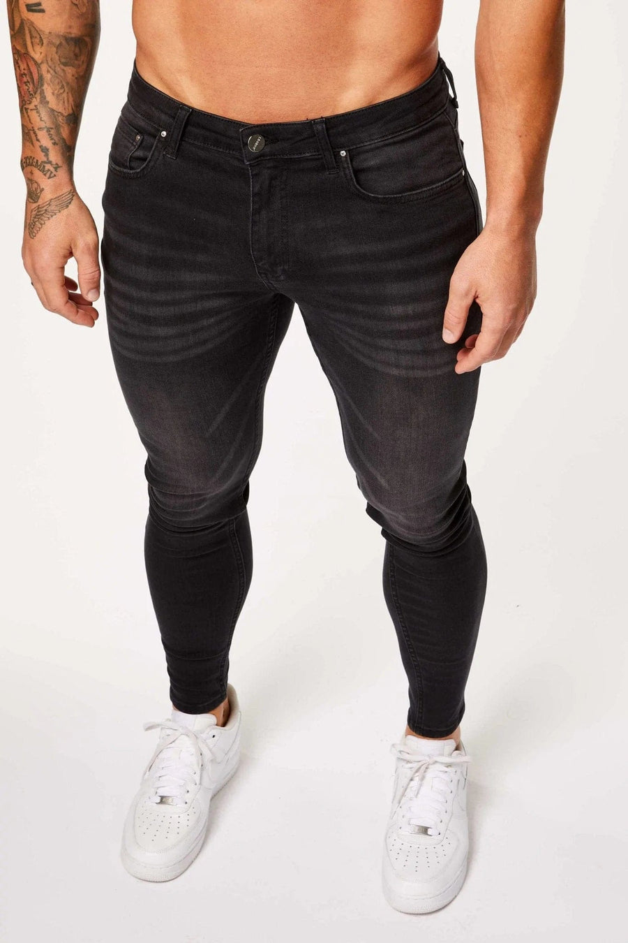 Legend London Jeans SPRAY ON JEANS - WASHED BLACK